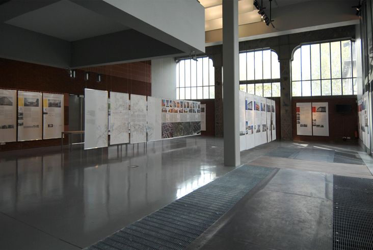la salle d'exposition de l'ENSA Paris-Val de Seine